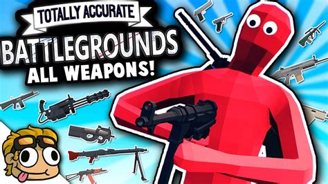 totally accurate battlegrounds weapons|ALL WEAPONS GUIDE! .
